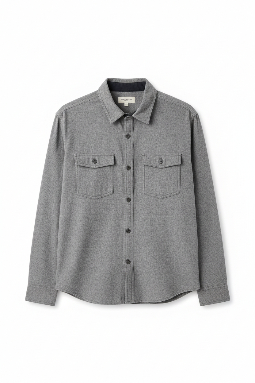 High Quality Gray Utility Shirt