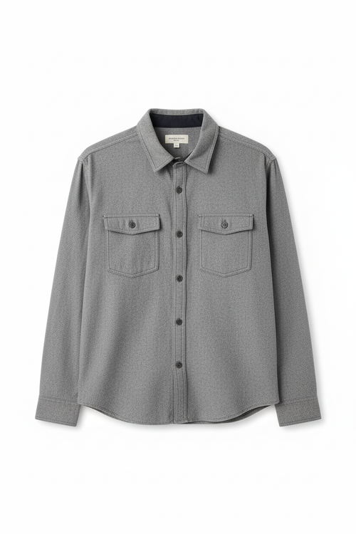 High Quality Gray Utility Shirt